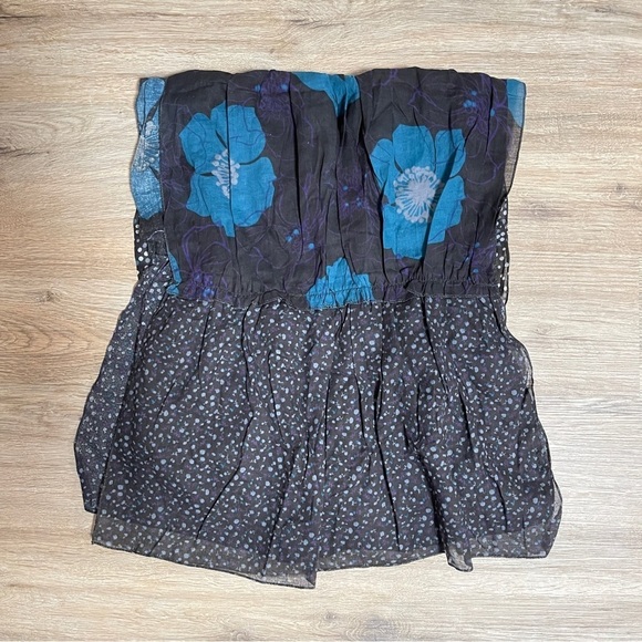 Unique Fashion Ladies Lightweight Scarf Floral Multicolored Rectangle Wrap Shawl - Picture 3 of 6